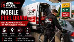 Mobile Fuel Drain